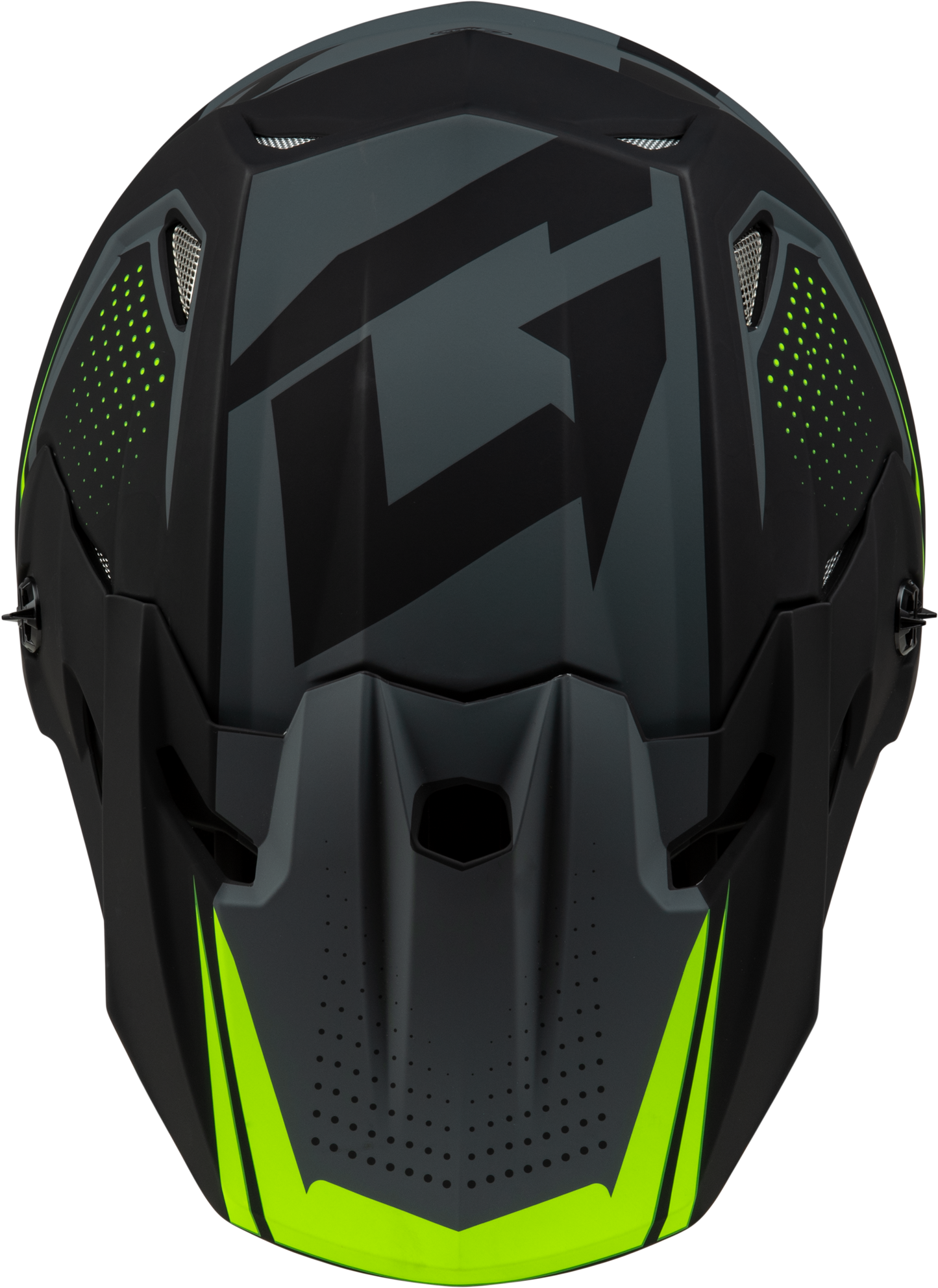 GMAX MX-96 Offroad Helmet with MIPS System – Matte Grey/Hi-Vis, Large