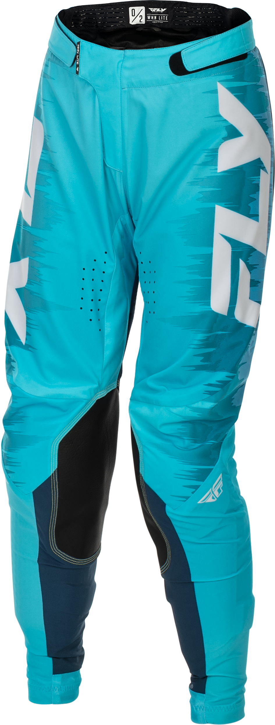 Fly Racing Women's Lite Offroad Pants in Aqua/Navy/White Size US 05/06