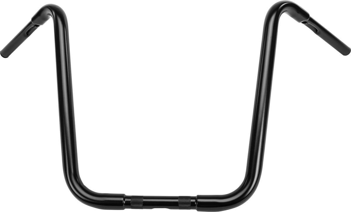 HardDrive 1 1/4 Inch Black Ape Hanger Handlebars with 8.5 Inch Pull Back for Harley-Davidson Models