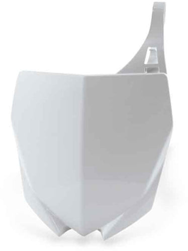 Acerbis Front Number Plate White for Yamaha YZ250FX, YZ250X, YZ125, and YZ250 Offroad Models