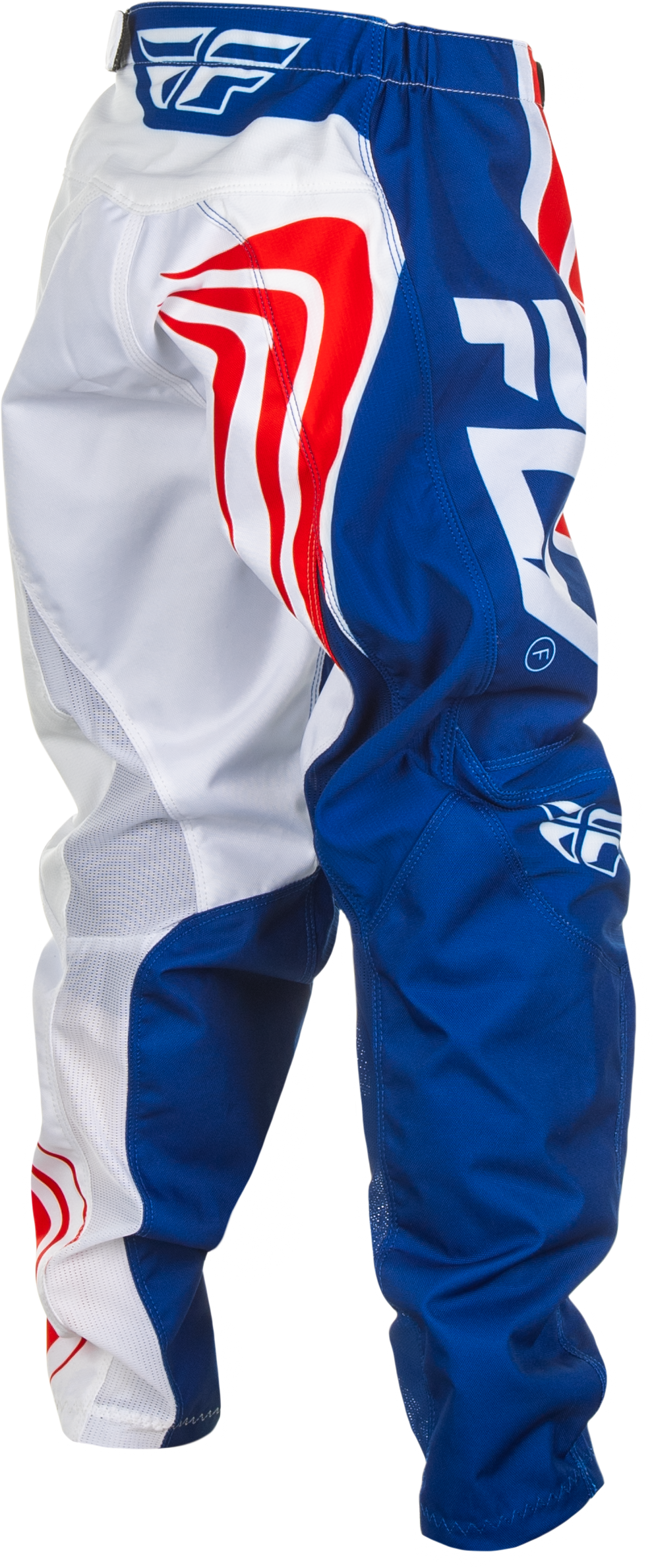Fly Racing Youth F-16 Offroad Pants in Red, White, and Blue – Size US 22