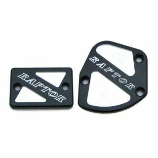 MODQUAD Throttle & Brake Cover Set Black Logo Raptor for Yamaha YFM700R & YFM250R Models
