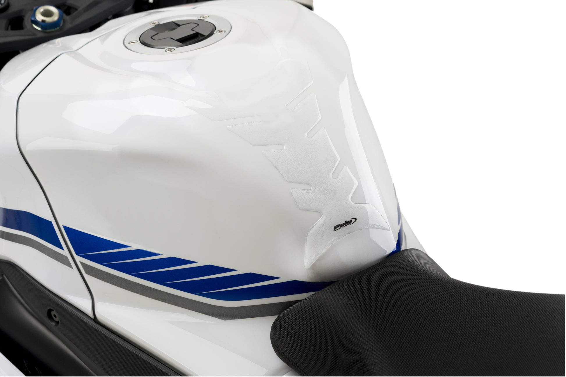 PUIG Performance Tank Pad Clear for Street Motorcycles - Part Number 4051W
