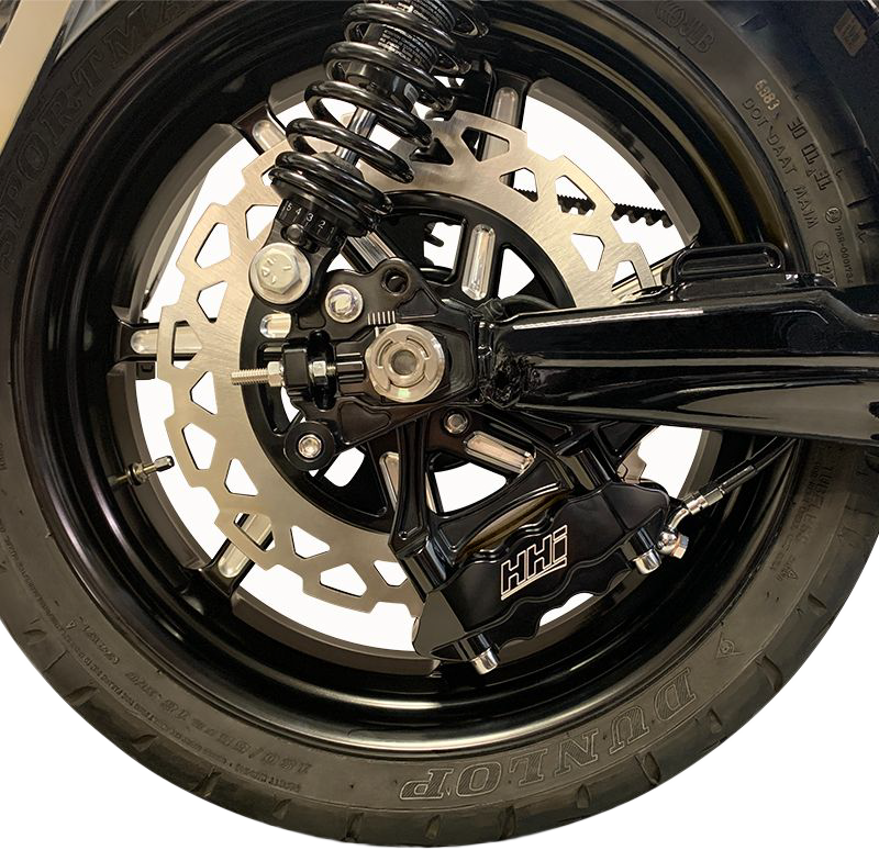 HAWG HALTERS INC Rear Axle Adjuster with Shock Relocator for ’09-’24 V-Twin Motorcycles