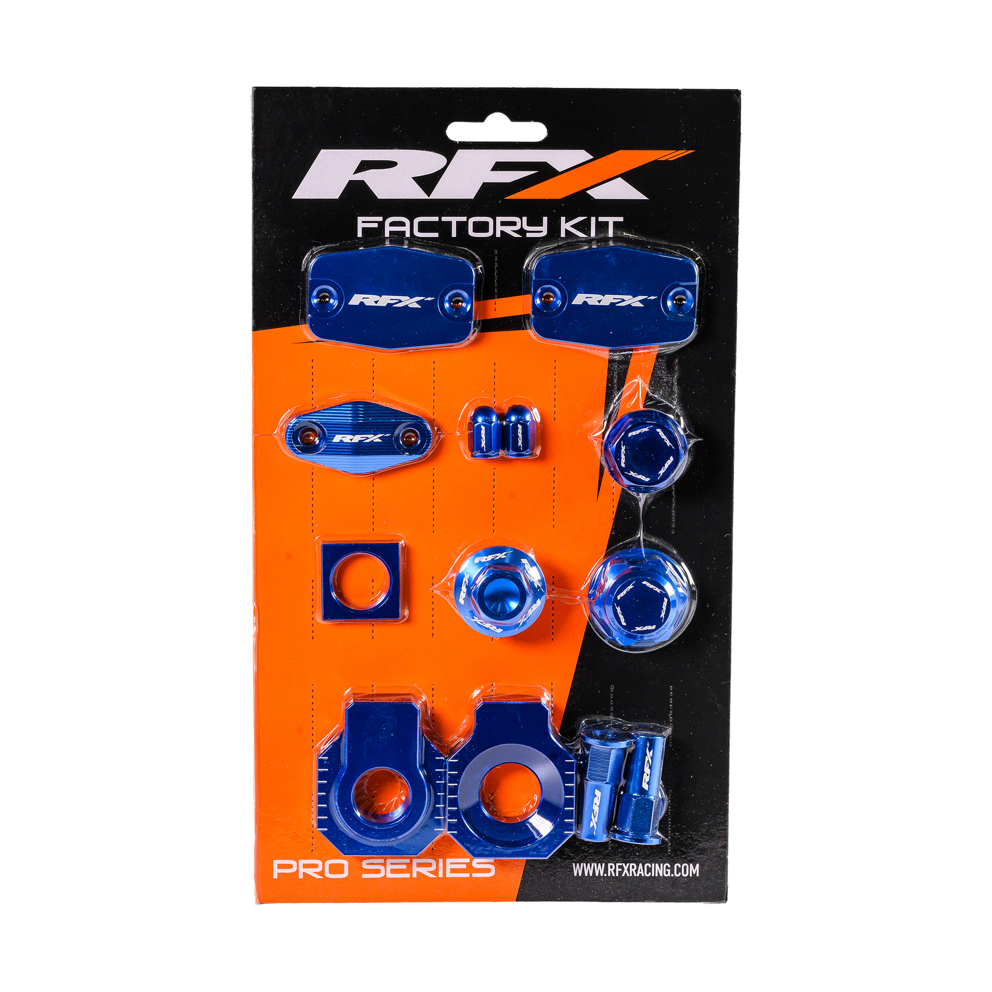 RFX Factory Kit Blue Braketec Husq/Gas Offroad Replacement Body Parts - Part FXFK 72500 99BU