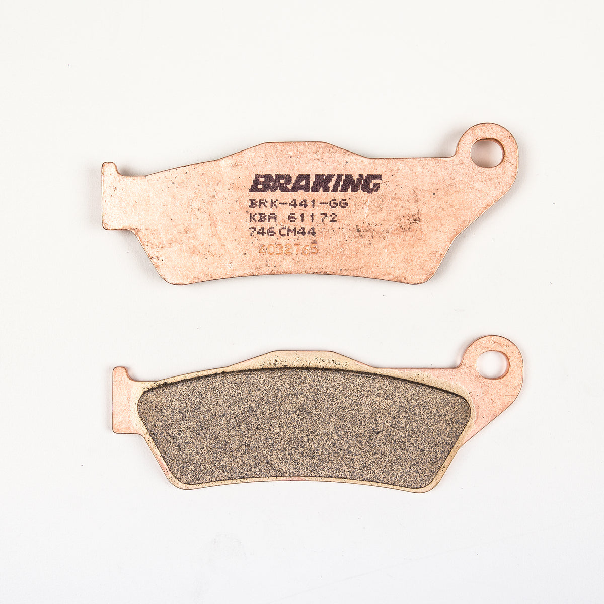 BRAKING Front Sintered Metal Brake Pad Set for Offroad and Street Vehicles - Part #746CM44