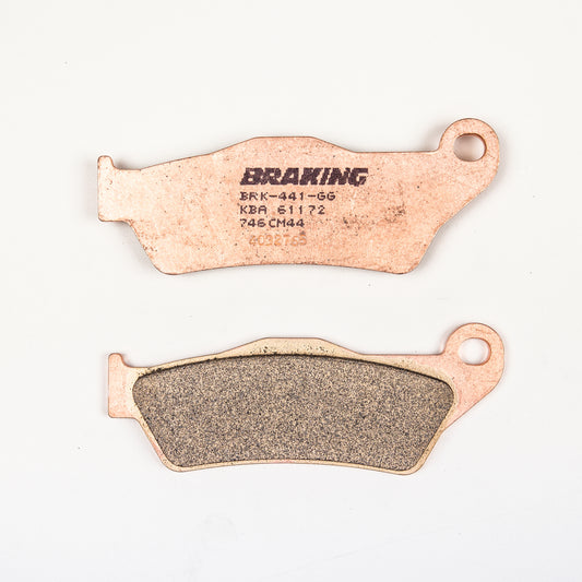 BRAKING Front Sintered Metal Brake Pad Set for Offroad and Street Vehicles - Part #746CM44