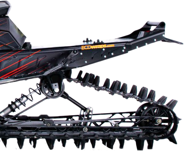 ZBROZ Rear Bumper for Polaris 850 and 900 Pro-RMK Matryx Slash Snow Models, Black - Part K40-0621550-01