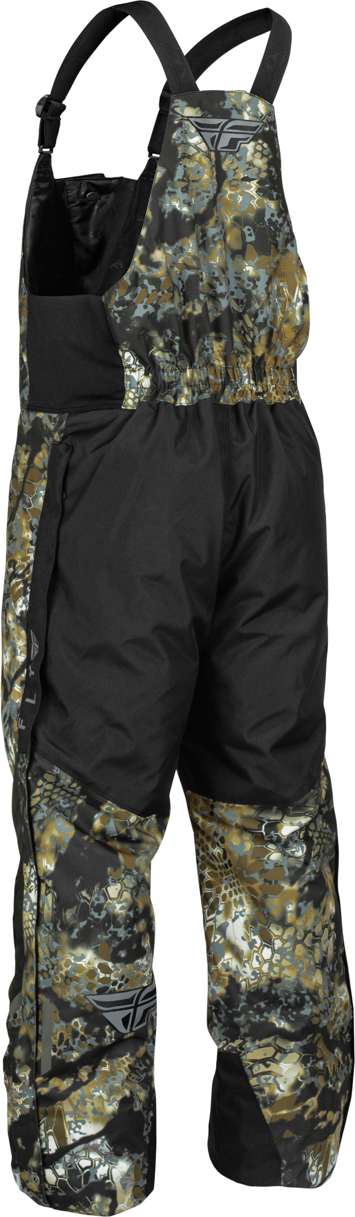 Fly Racing Outpost Bib Pants Obskura Skyfall Large – Snow Ski & Snowboard Bibs with Weatherproof Technology