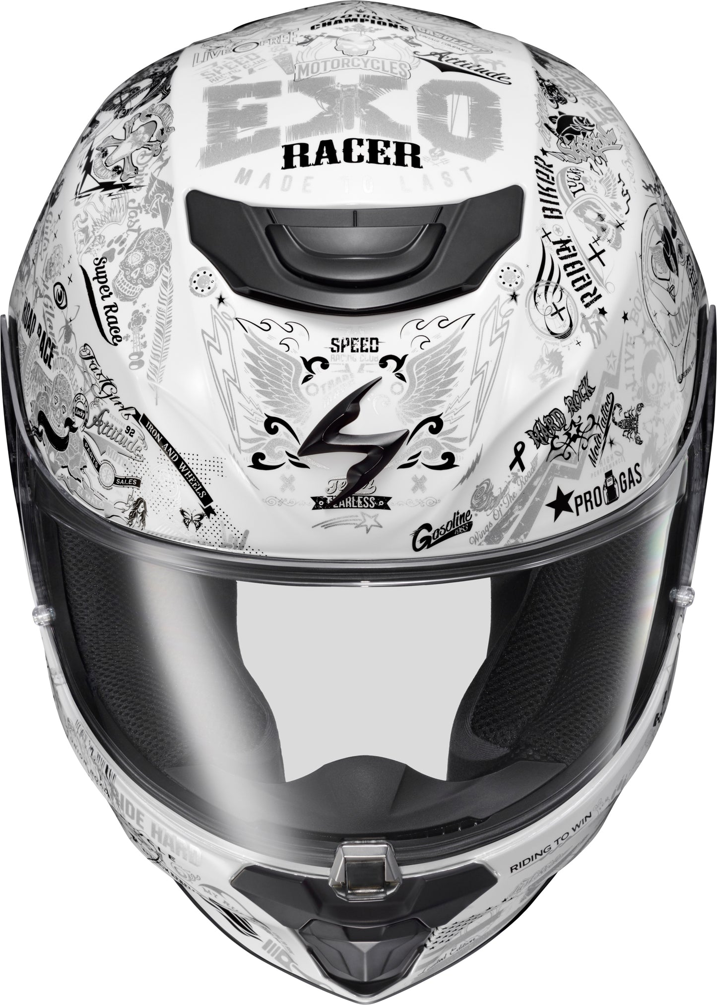 SCORPION EXO R330 Full Face Helmet - White, Small