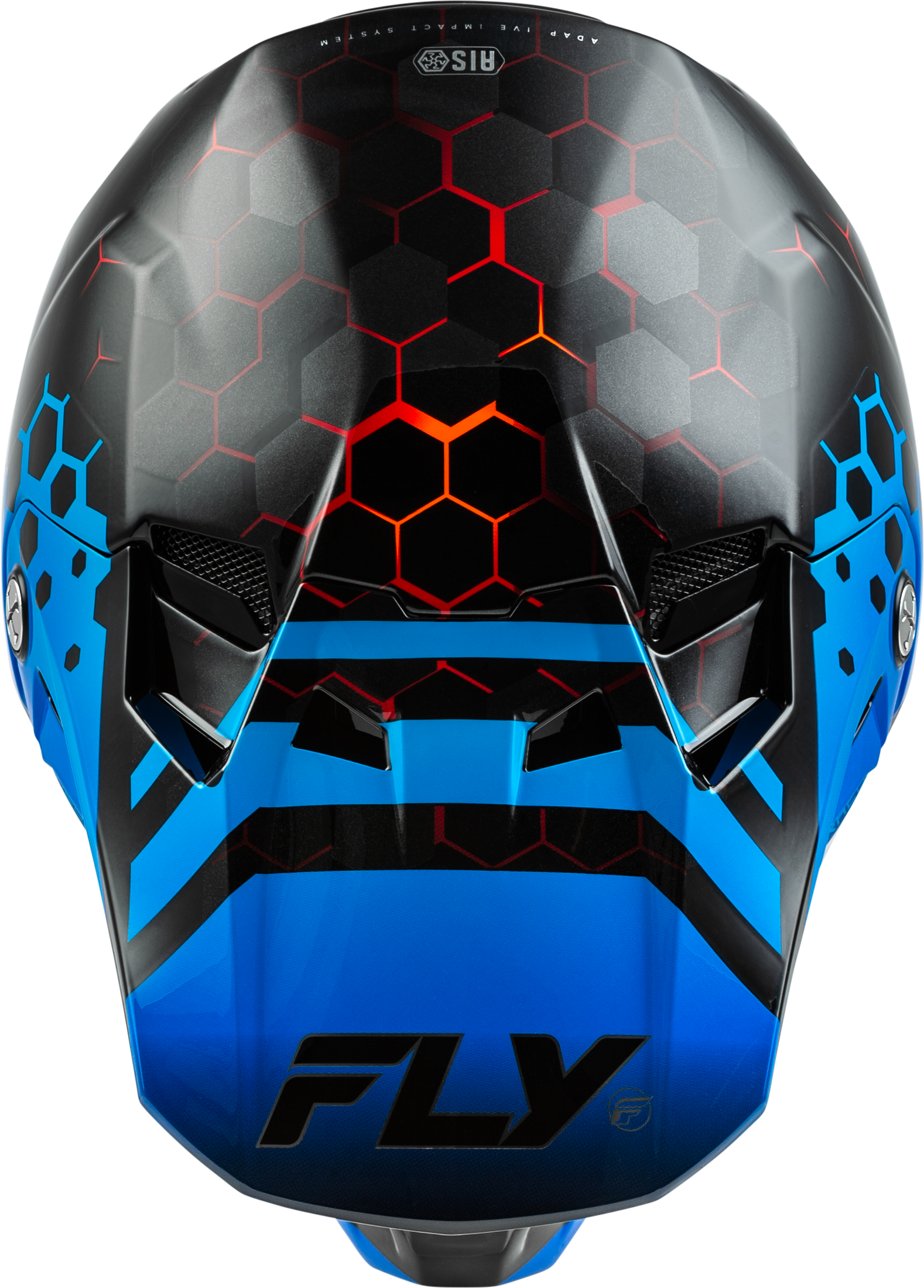 Fly Racing Formula CC Tektonic Helmet X-Large Black/Blue/Red - Offroad Full-Face Helmet