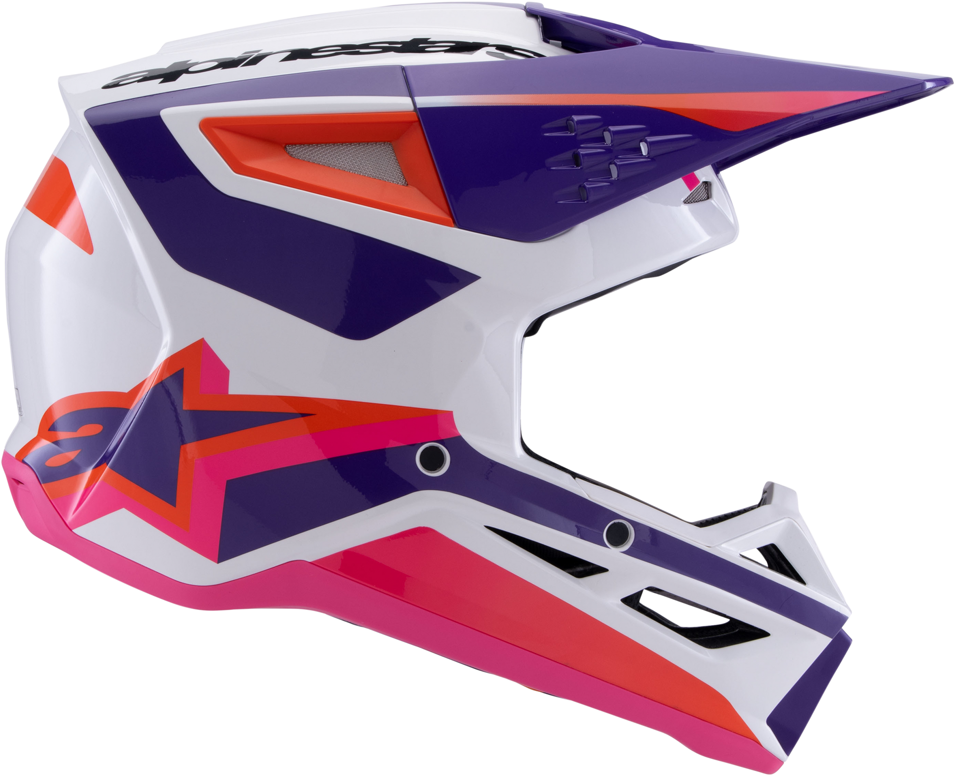 Alpinestars SM3 Off-Road Helmet X-Small Yellow Fluo/Black - Safety and Comfort for Trail Riding
