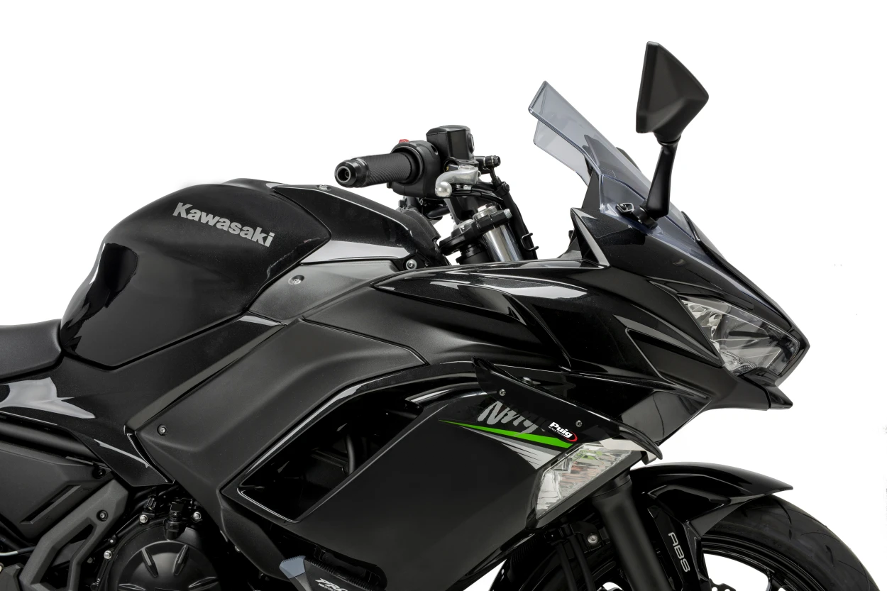 PUIG Sport Side Spoilers Black for Kawasaki - Part Number 3882N