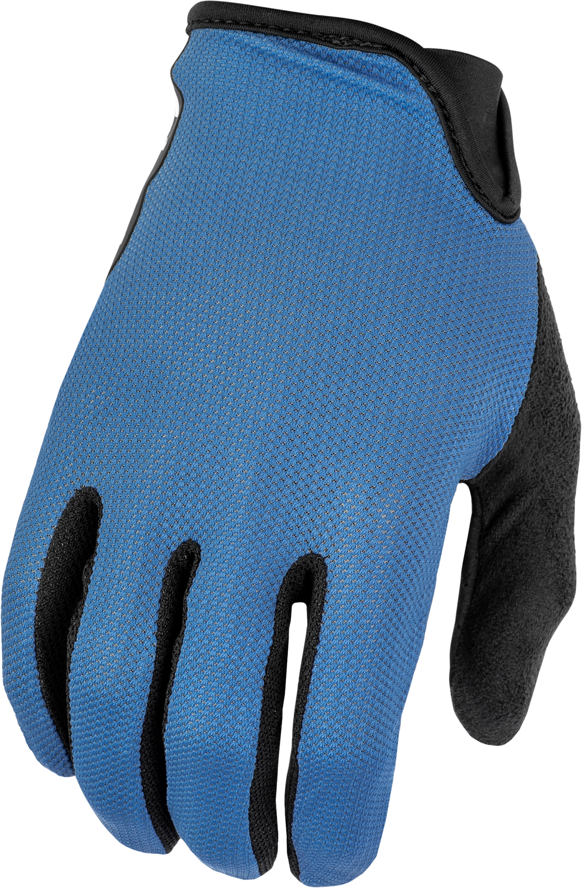Fly Racing Mesh Gloves Slate Blue Large - Lightweight Bicycle MX Gloves with Ventilated Design