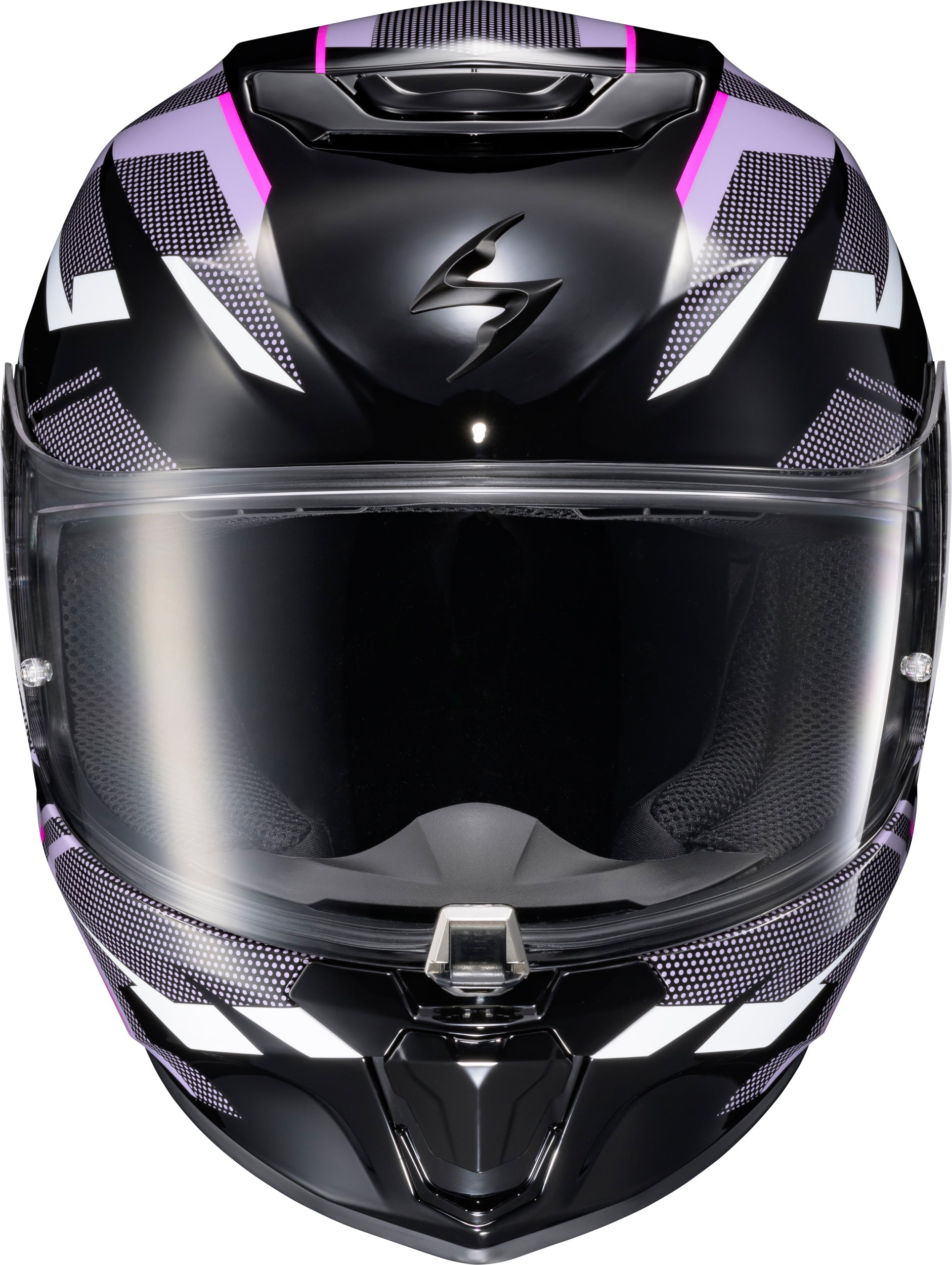 Scorpion EXO Exo R330 Full Face Helmet in Black/Pink/Purple – Size XS