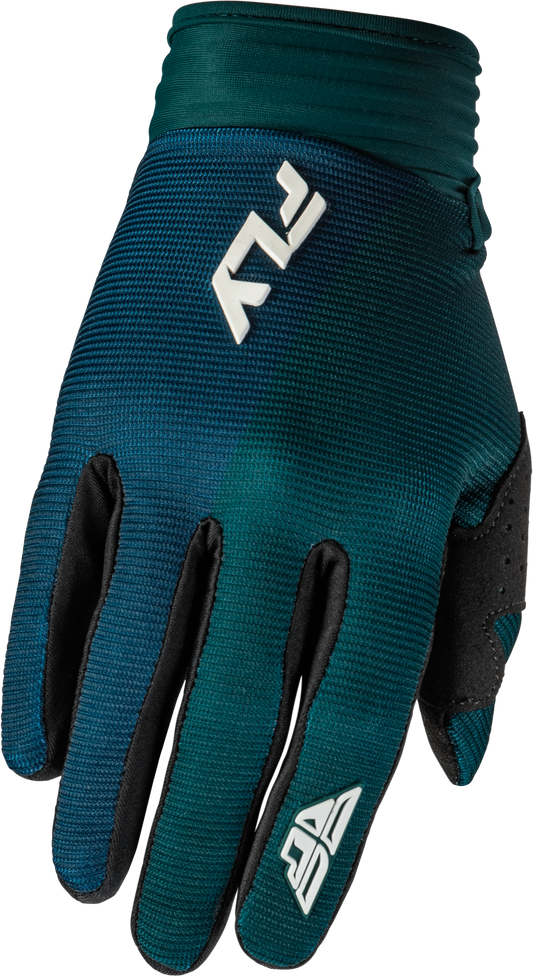 Fly Racing F-16 Women's Offroad MX Gloves Teal/White Size Small