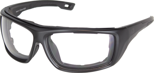Bobster Deadwood Sunglasses Matte Black with Clear Lenses
