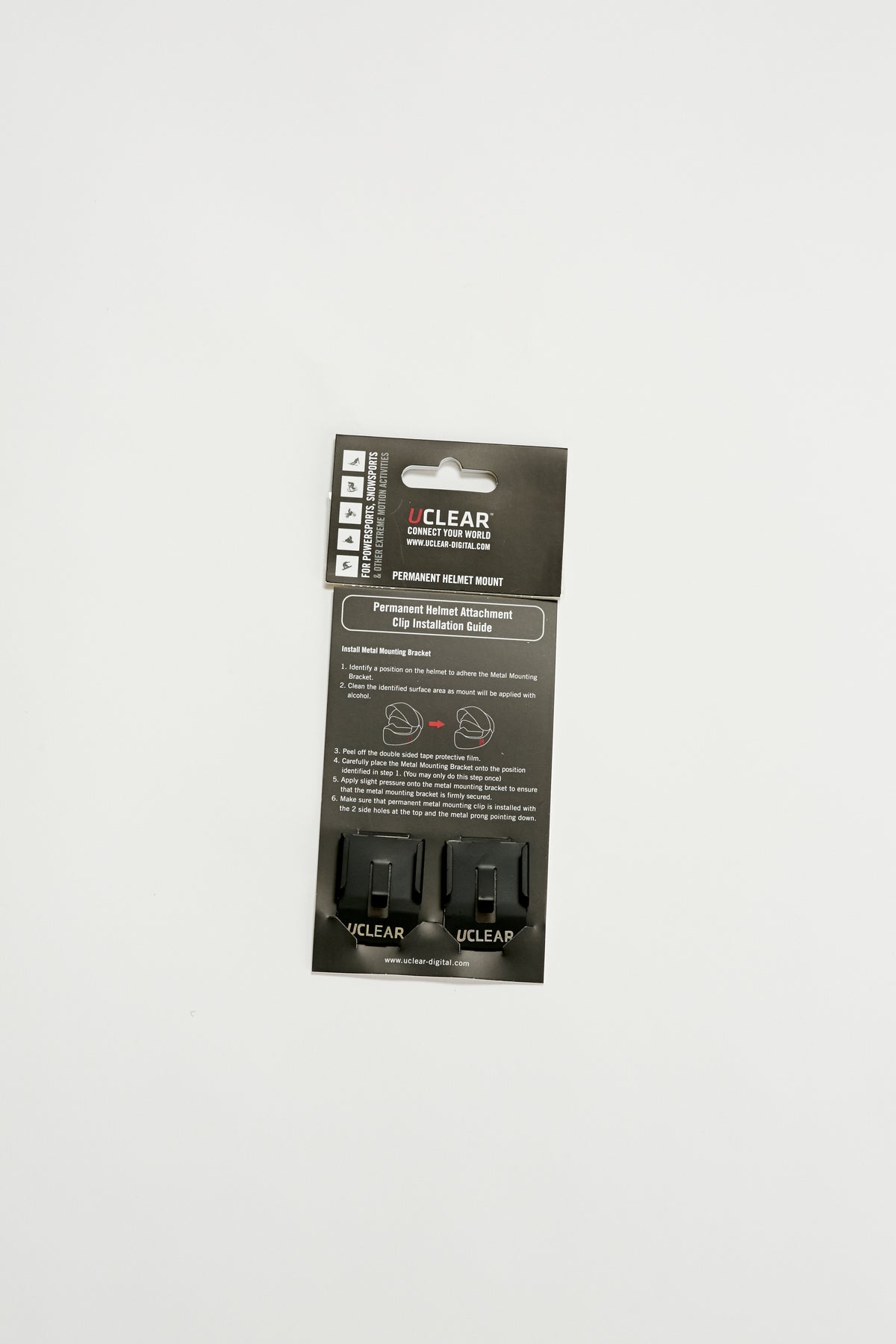UCLEAR Permanent Mount for HBC, AMP, and Motion Series Helmet Communicators