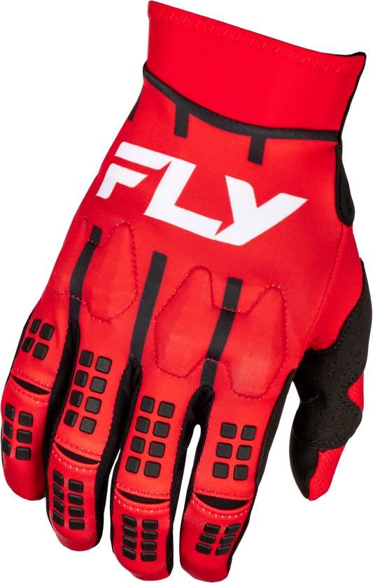 Fly Racing Evolution DST Offroad MX Gloves 2X-Large in Red, White, and Black