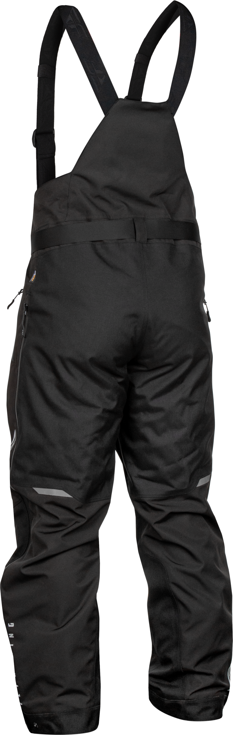 Fly Racing Carbon Bibs Black/Grey X-Large Snow Pants for Adults