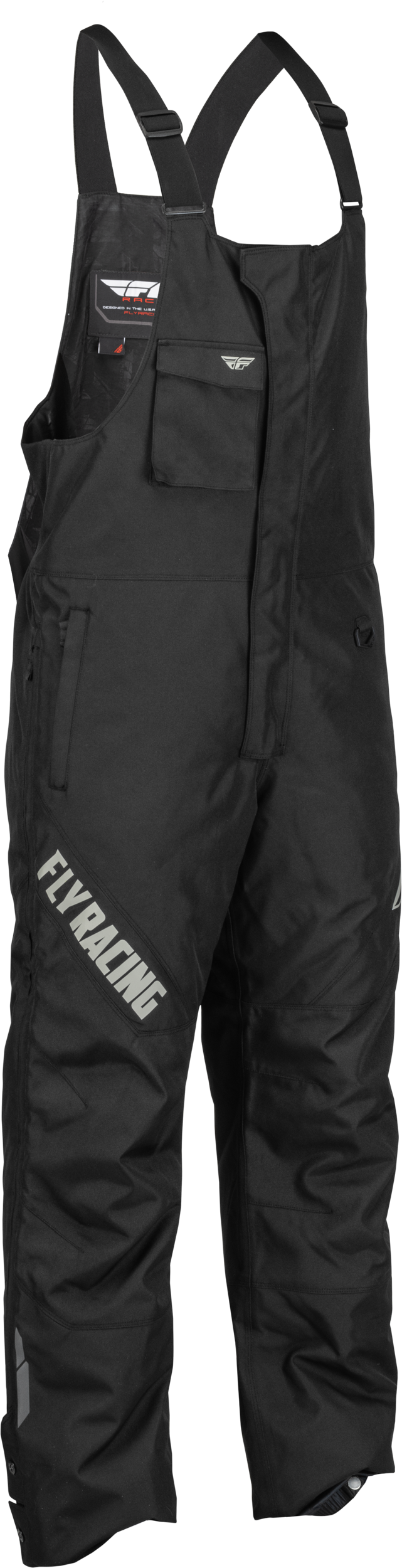 Fly Racing Aurora Bibs Black Small - Snow Apparel for Adults