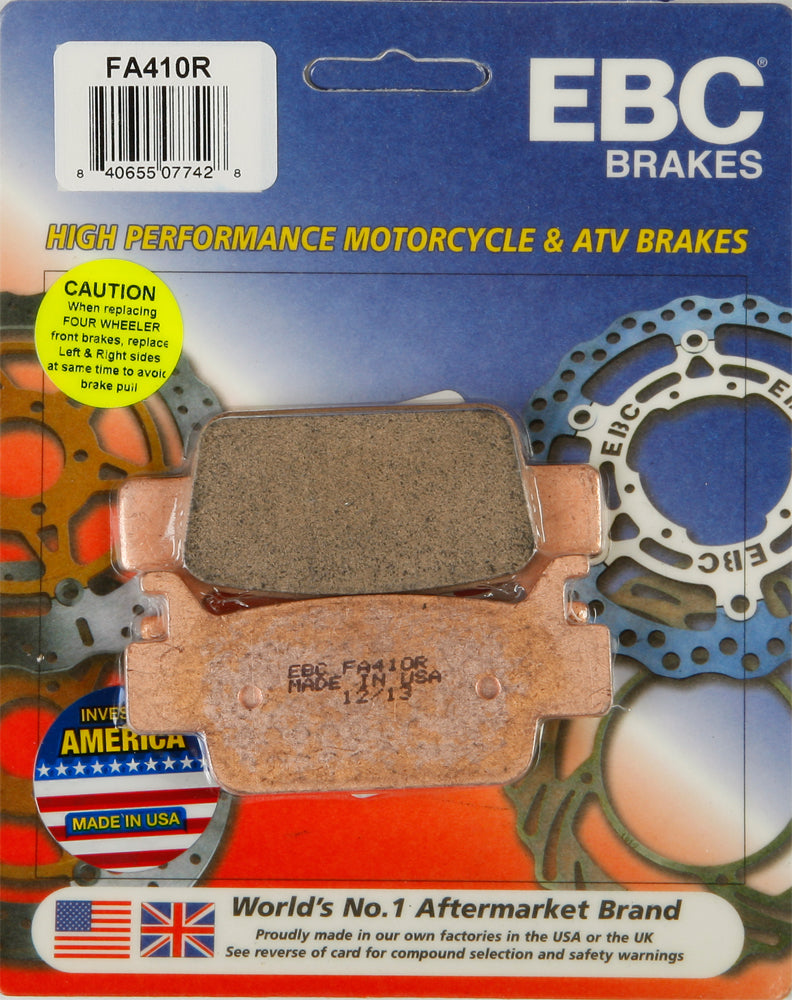 EBC FA410R Brake Pads for Honda TRX680FA Rincon (2006-2015)