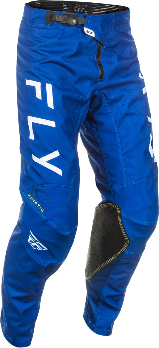 Fly Racing Kinetic Center Offroad Pants for Men - Size US 28, Navy/White