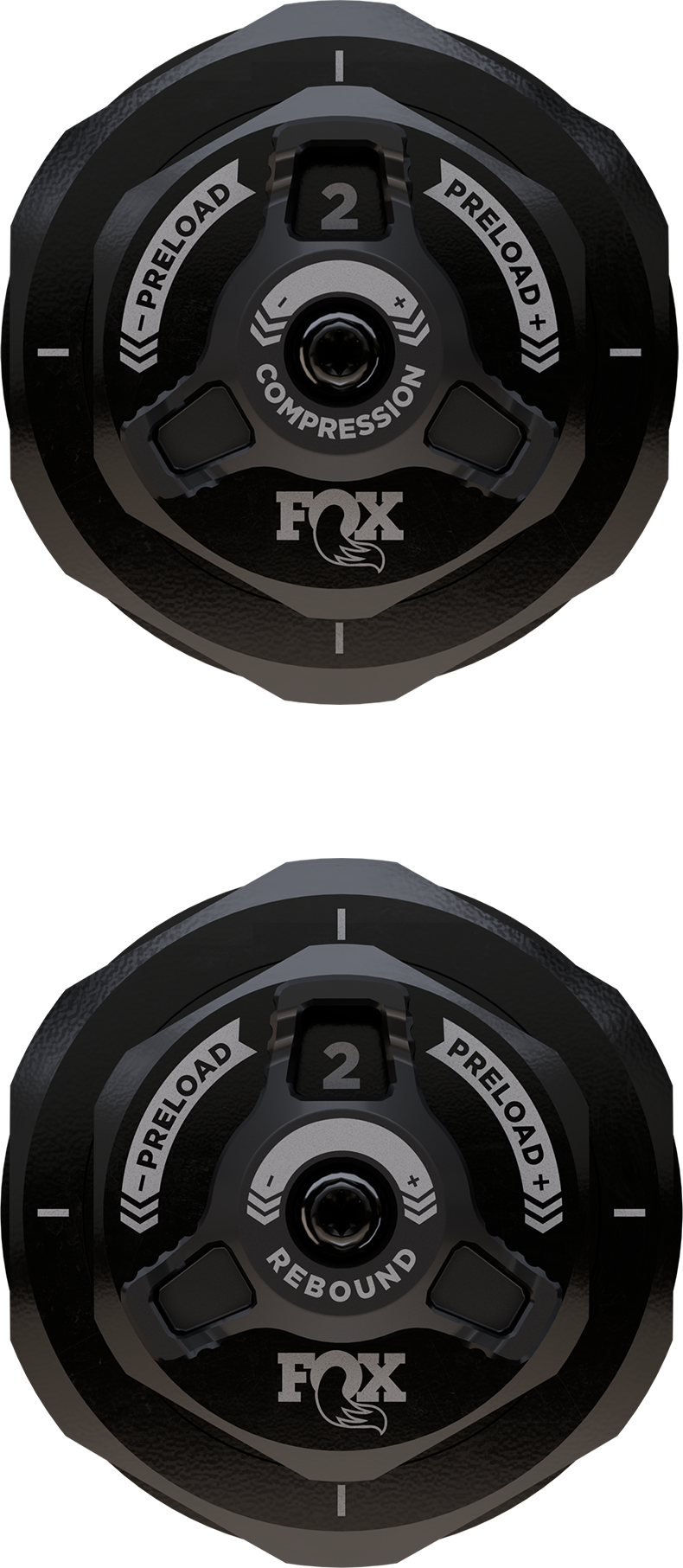 FOX Dual Adjustable 49mm Cartridge Kit for Harley-Davidson 2014 and Later Flh Models