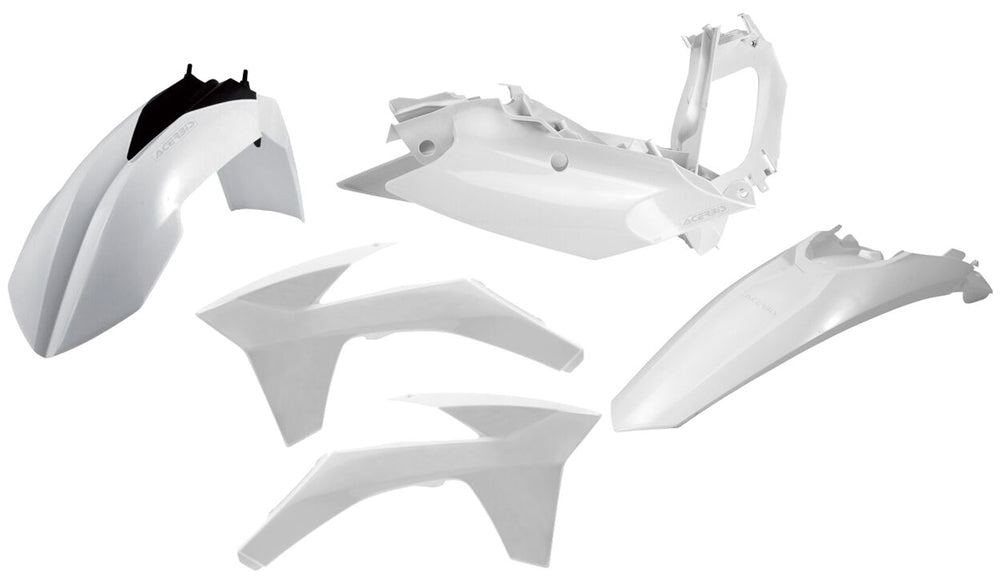 ACERBIS Plastic Kit for KTM Offroad Models - White, Part 2205470002