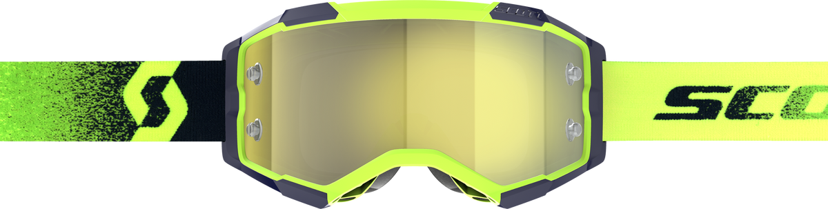 SCOTT Fury Goggle N Green/Yellow with Yellow Chrome Lens – Offroad Eyewear