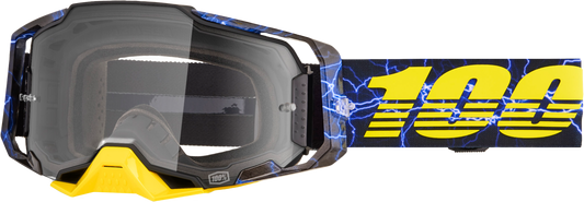 100-Percent Armega Goggle with Clear Lens – Offroad Impact-Resistant Eyewear for Motocross