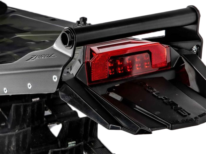 ZBROZ Rear Bumper for Polaris 850 and 900 Pro-RMK Matryx Slash Snow Models, Black - Part K40-0621550-01