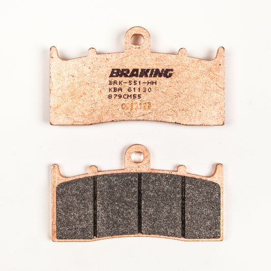 BRAKING Rear Brake Pad Set for BMW K1600 Series – Sintered Metal, Low-Temperature Performance