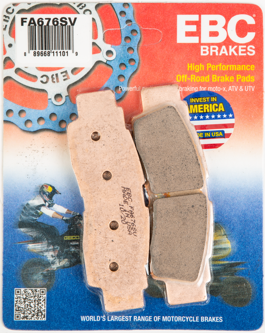 EBC Fa676SV Severe Duty Brake Pads for Yamaha YXZ 1000 R and SE Models