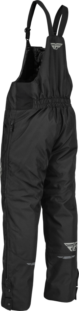 Fly Racing Youth Aurora Bib Pants Black Youth Small - Snow Bibs with Weatherproof and Insulation Technology