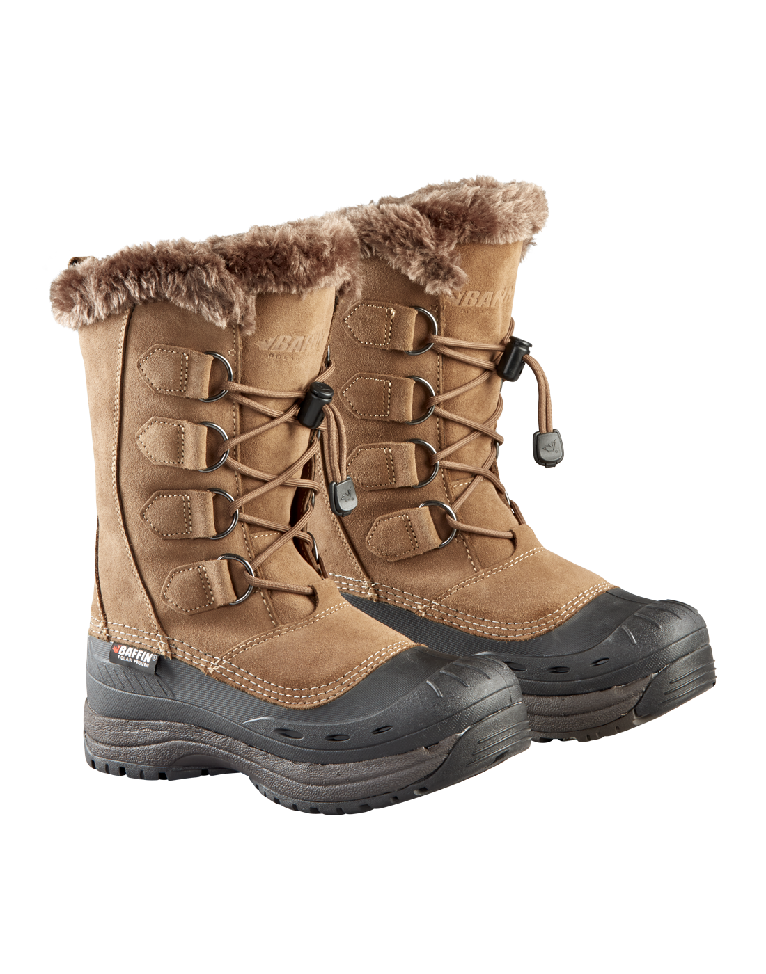 Baffin Women's Chole Boots in Taupe - Size 6, Waterproof Winter Footwear