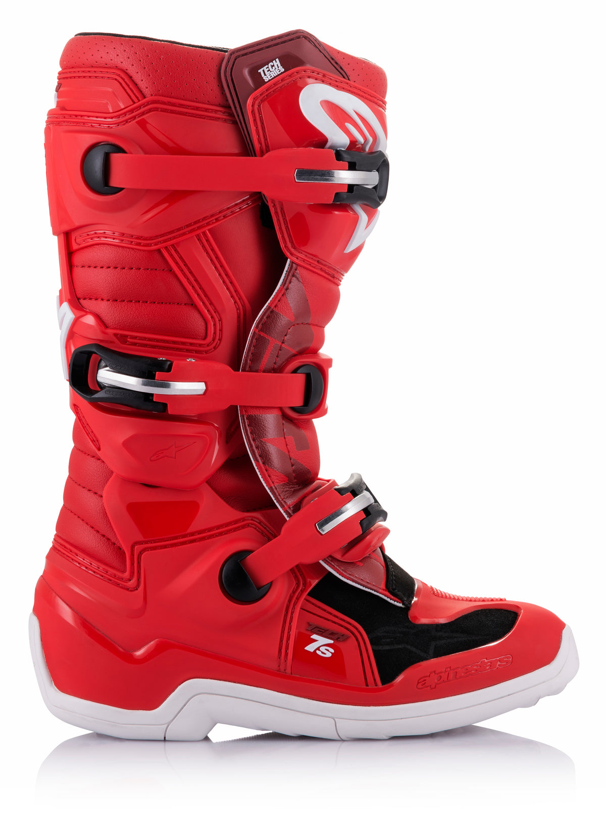 Alpinestars Tech 7S Offroad Boots for Youth, Size US 06, Red