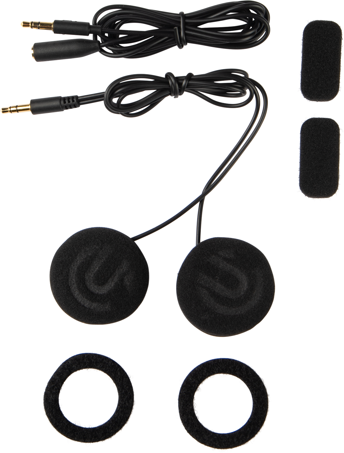 UCLEAR HDS10X Helmet Speakers with 40mm HDX Drivers and 3.5mm Audio Jack