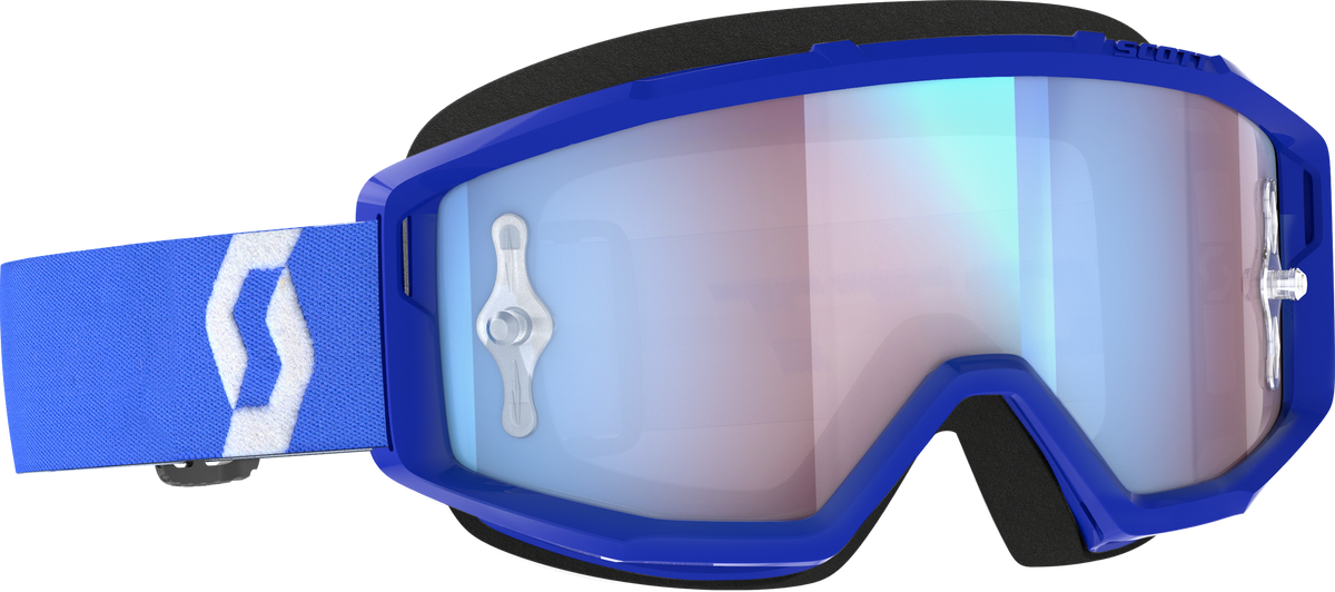 SCOTT Primal Goggle Blue/White with Blue Chrome Lens – Offroad Eyewear