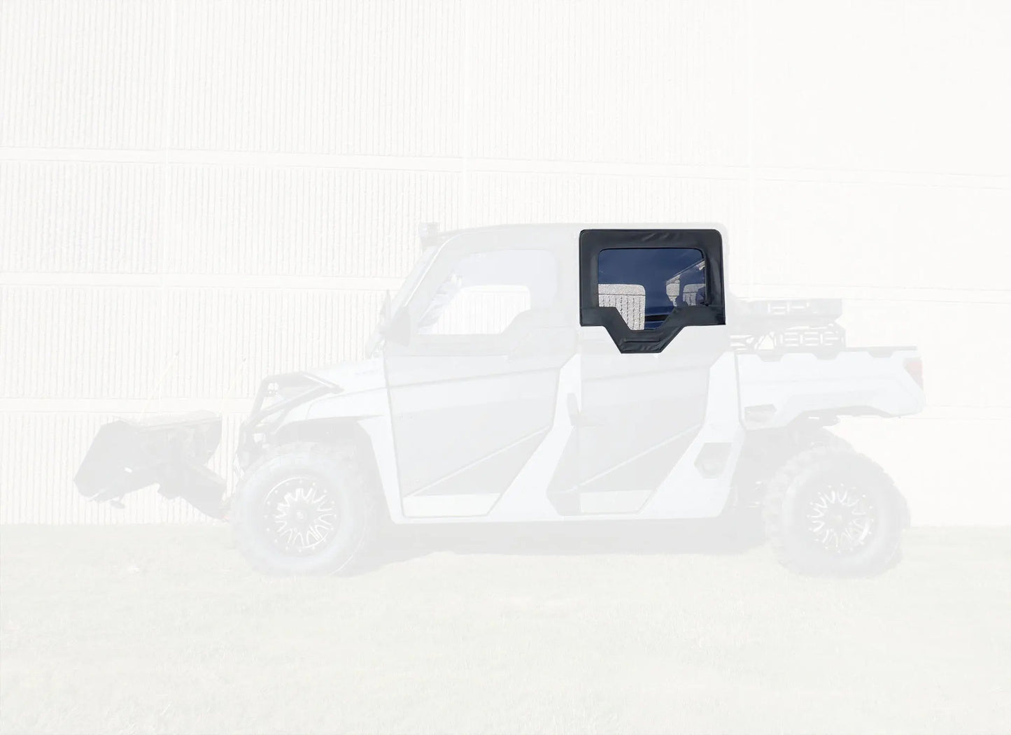 KOLPIN Rear Upper Soft Doors for ATV/UTV - Easy Install, Multi-Point Mounting, Aluminum Handles