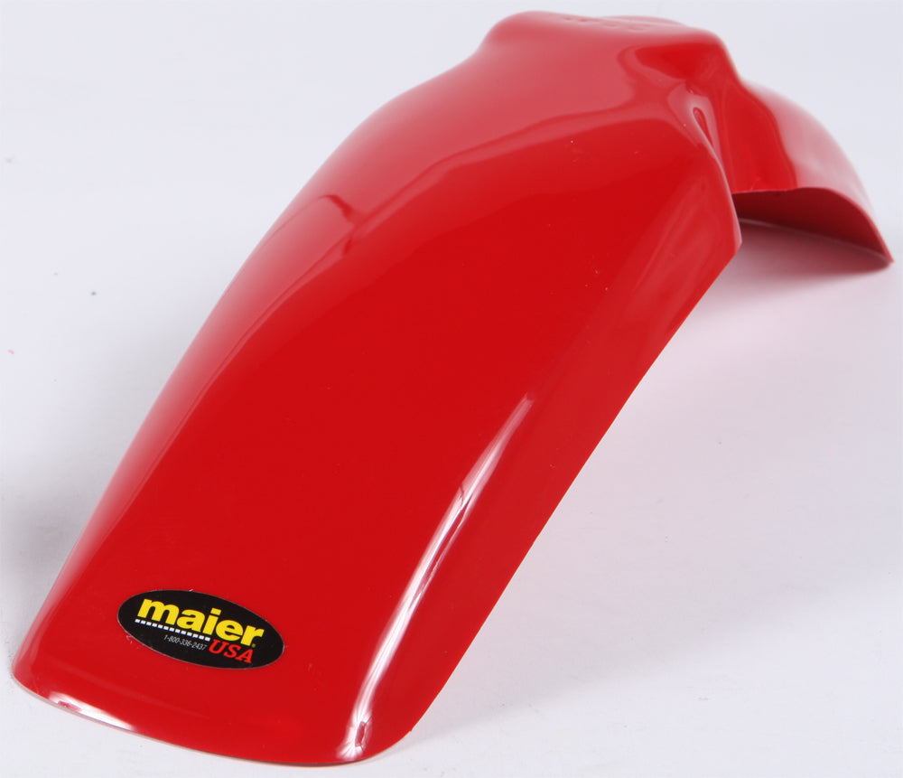 Maier Front Fender for Honda XR75 - Red Offroad Plastic Body Fender