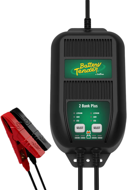 Battery Tender Multiple Bank Plus 2 Station Battery Charger by BATTERY TENDER (Part 022-0165-DL-WH)