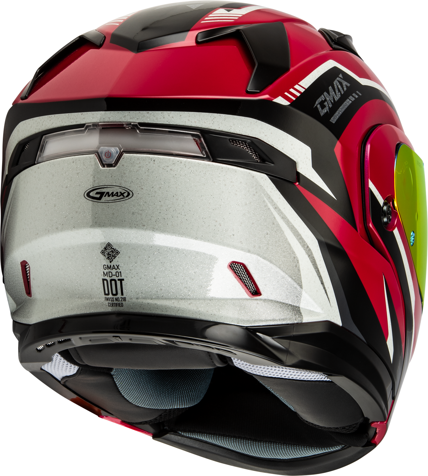 GMAX MD-01 Volta Modular Helmet - Red Metallic, Small, Street Use