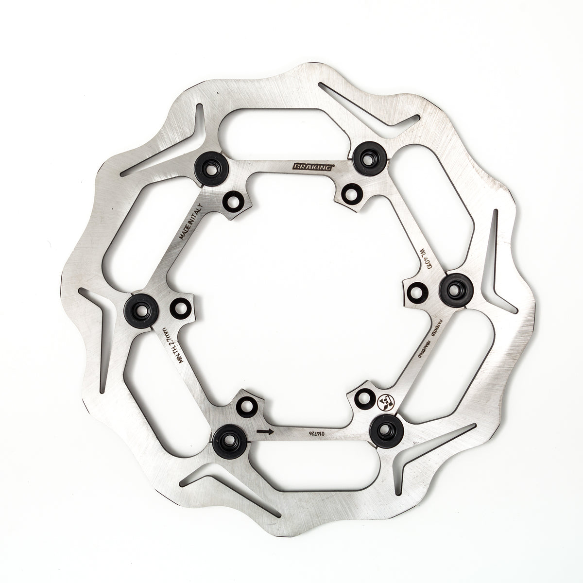 BRAKING Front Oversize Rotor Disk for Yamaha YZ250FX & KTM 125 SXS - 270mm Offroad Brake Rotor