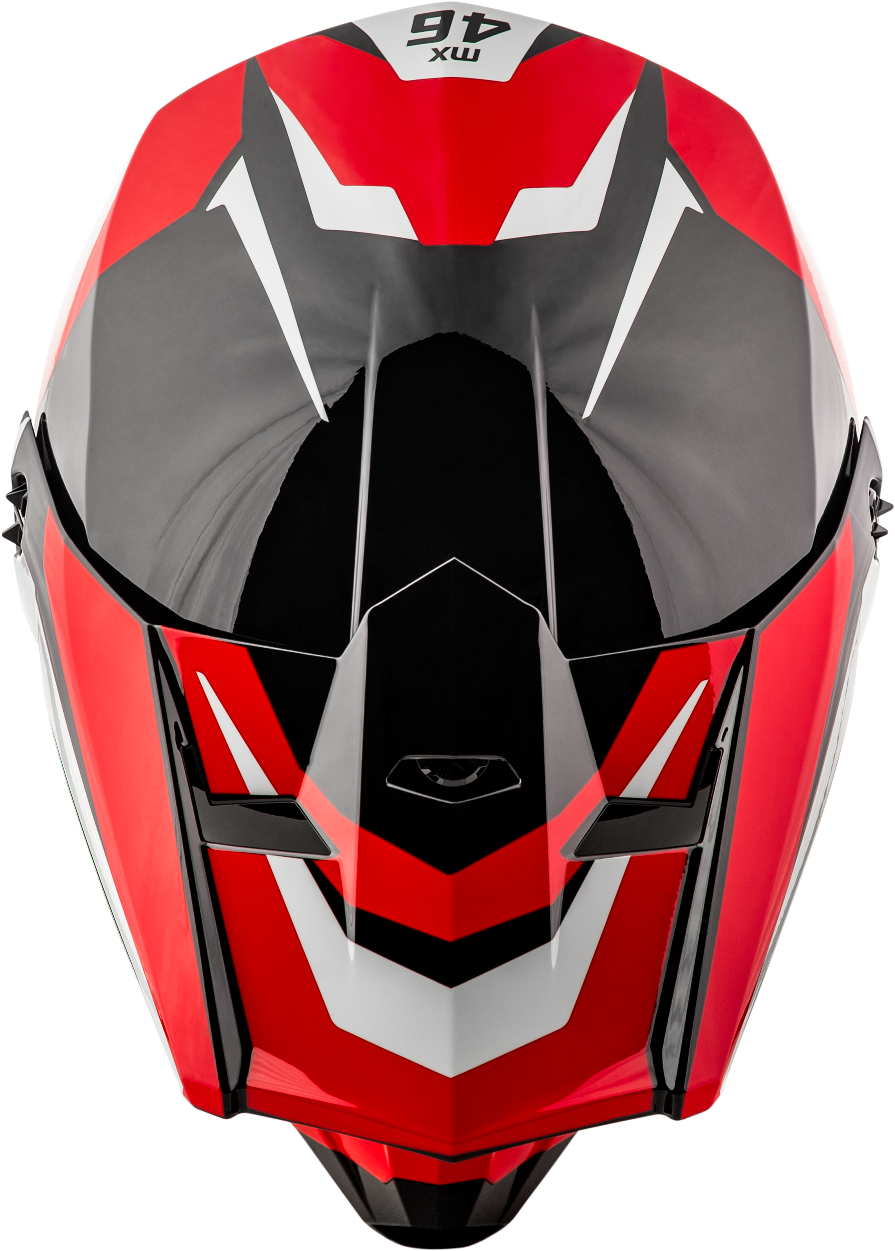 GMAX MX-46 Off-Road Helmet in Black and Red, 2X-Large
