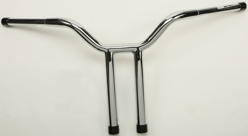 WILD 1 Chubby 14" Psycho S Fighter Chrome Handlebars for Harley-Davidson V-Twin Models