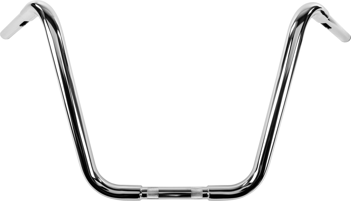 HardDrive 1.25 inch Chrome Ape Hanger Handlebars with 8.5 inch Pull Back for Harley Davidson Dyna Wide Glide and Softail Fat Boy