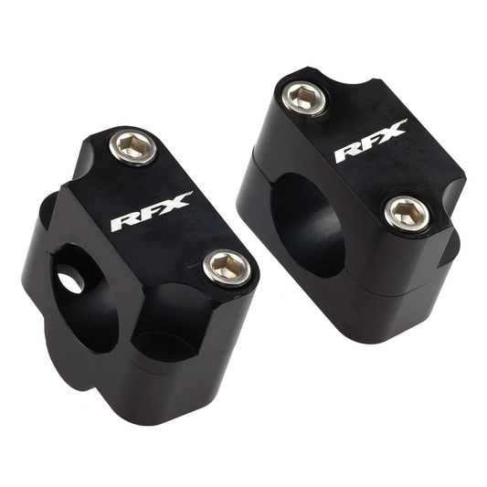 RFX Handlebar Adaptor Kit Black - Universal 7/8" to 1 1/8" for Offroad Bikes