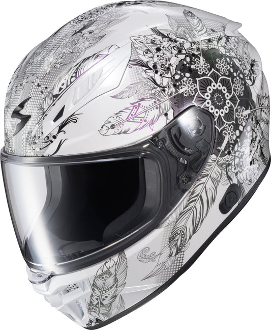 Scorpion EXO R430 Manitou White Full Face Helmet, Medium - Street Motorcycle Protection