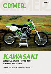 CLYMER Repair Manual for Kawasaki KX250 1982-1991 | Model CM4473